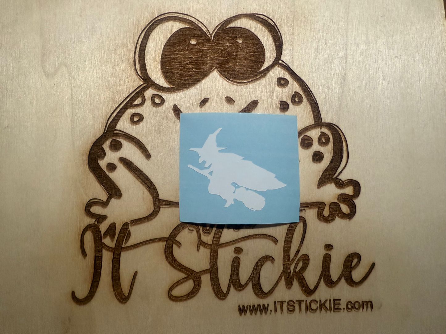 Witch Decal, Easter Egg Decal, Vinyl Decal Sticker, Car Accessorie image 1