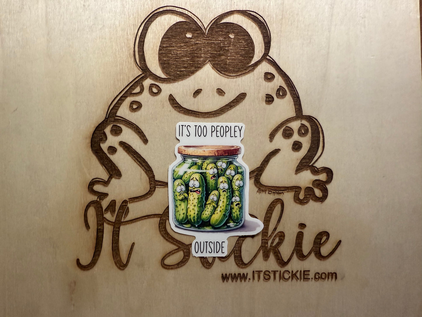 Funny Pickle Stickers image 1