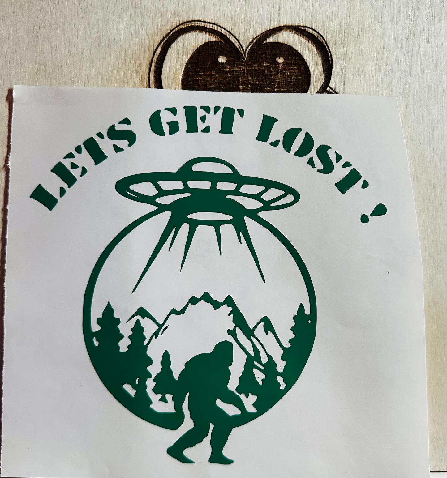 Let's Get Lost Decal image 0