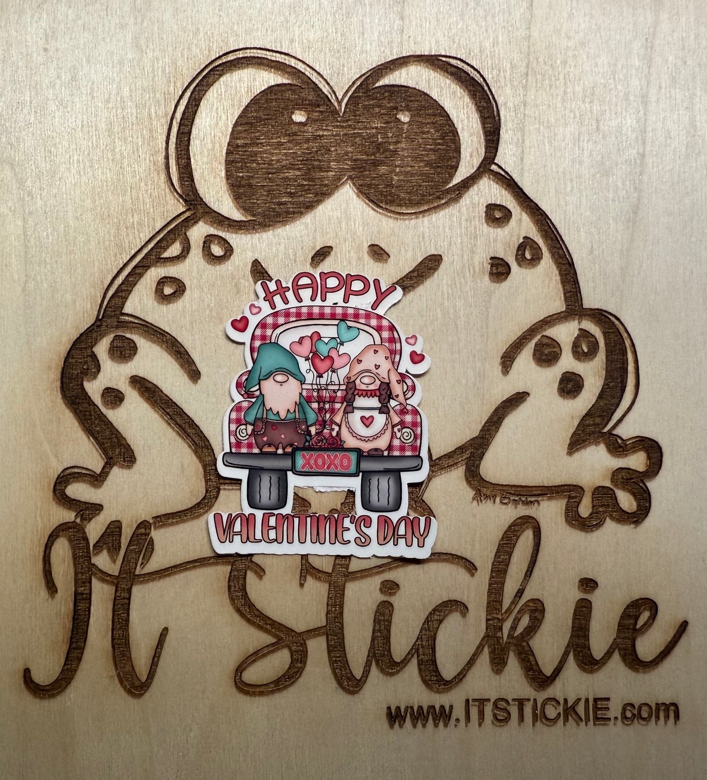 Happy Valentine's Day Gnomes Sticker image 0