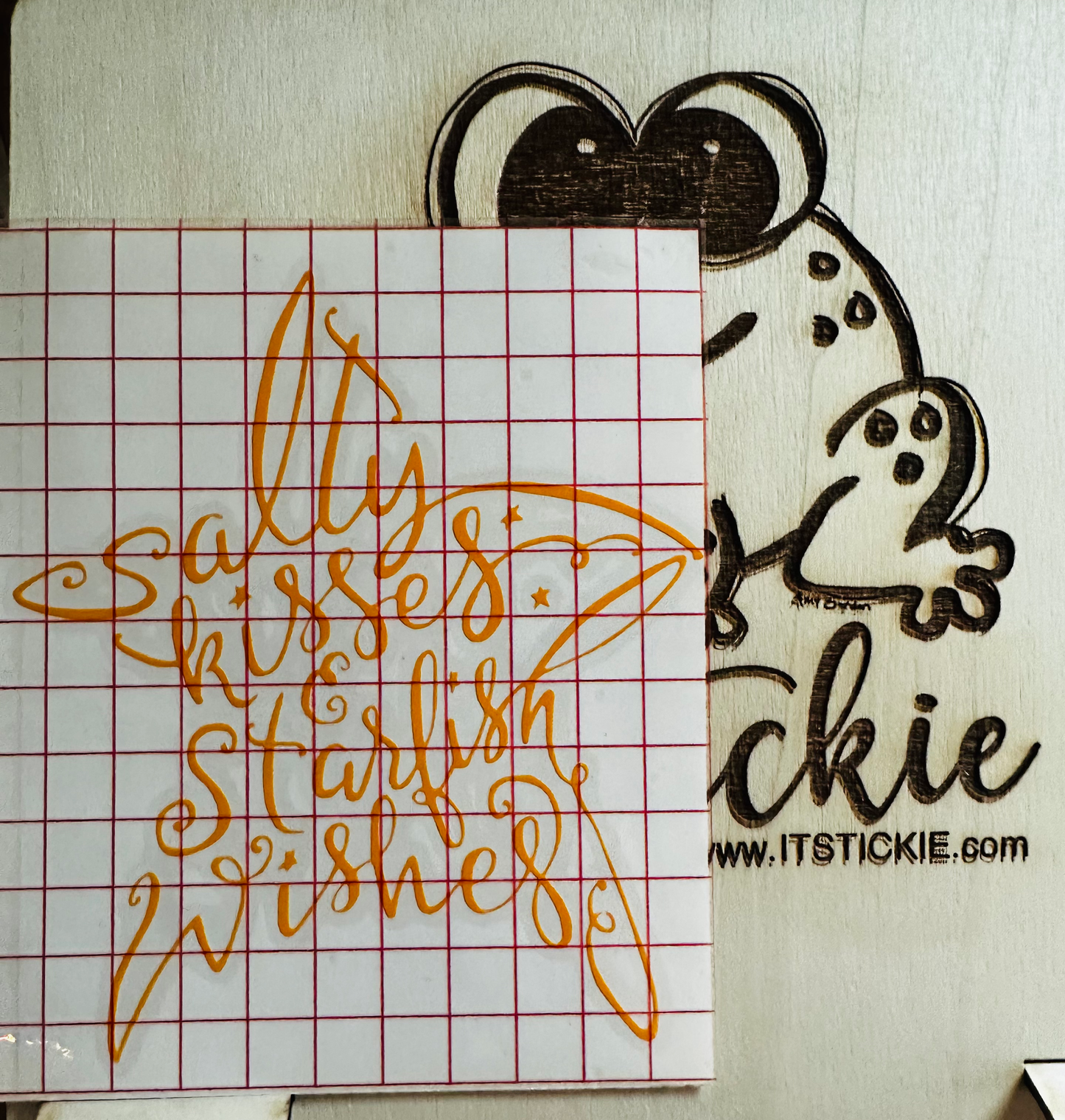 Salty Kisses & Starfish Wishes Decal image 0