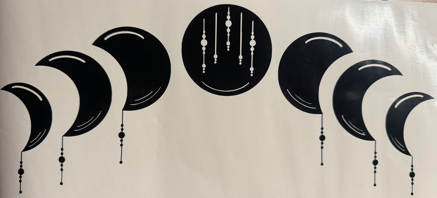 Celestial Moon Phases Decal