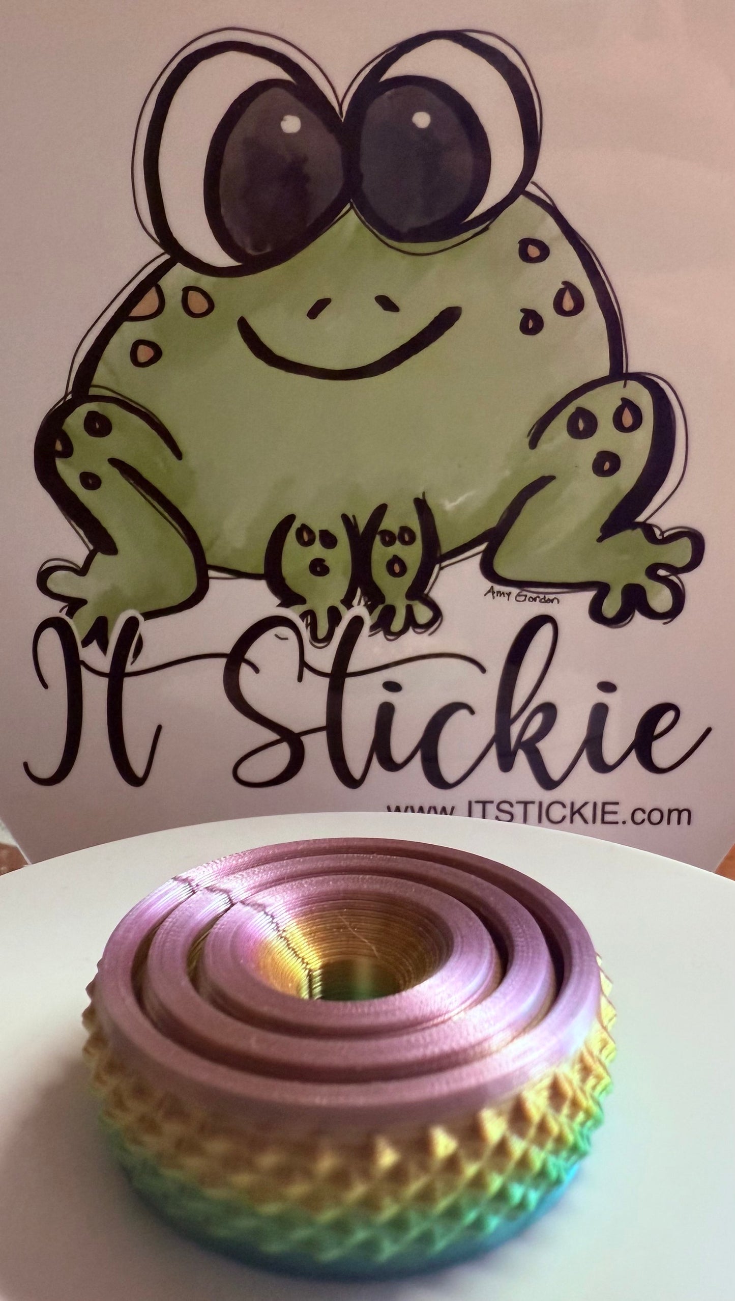 Round Fidget Toy – 3D Printed Relaxation and Focus Tool! image 0
