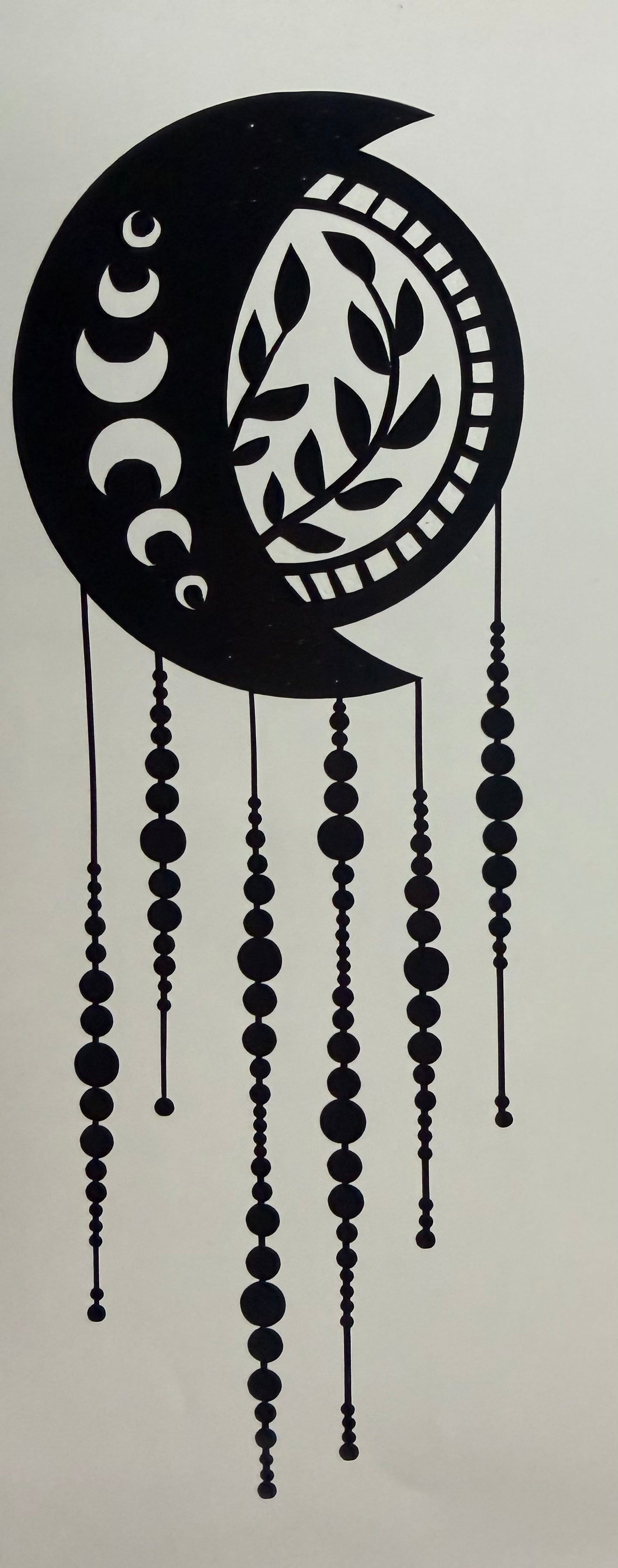 Celestial Moon Dreamcatcher Decal