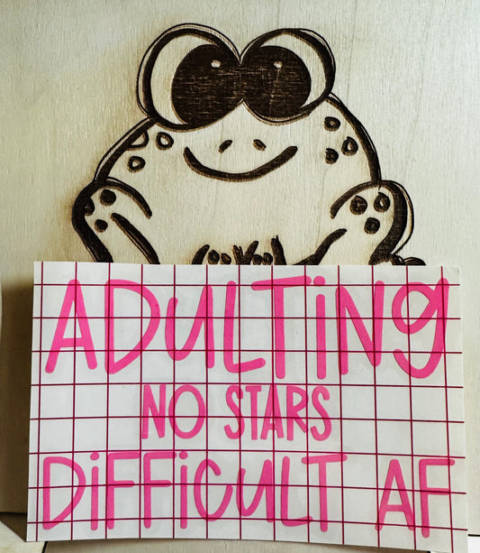 Adulting no stars