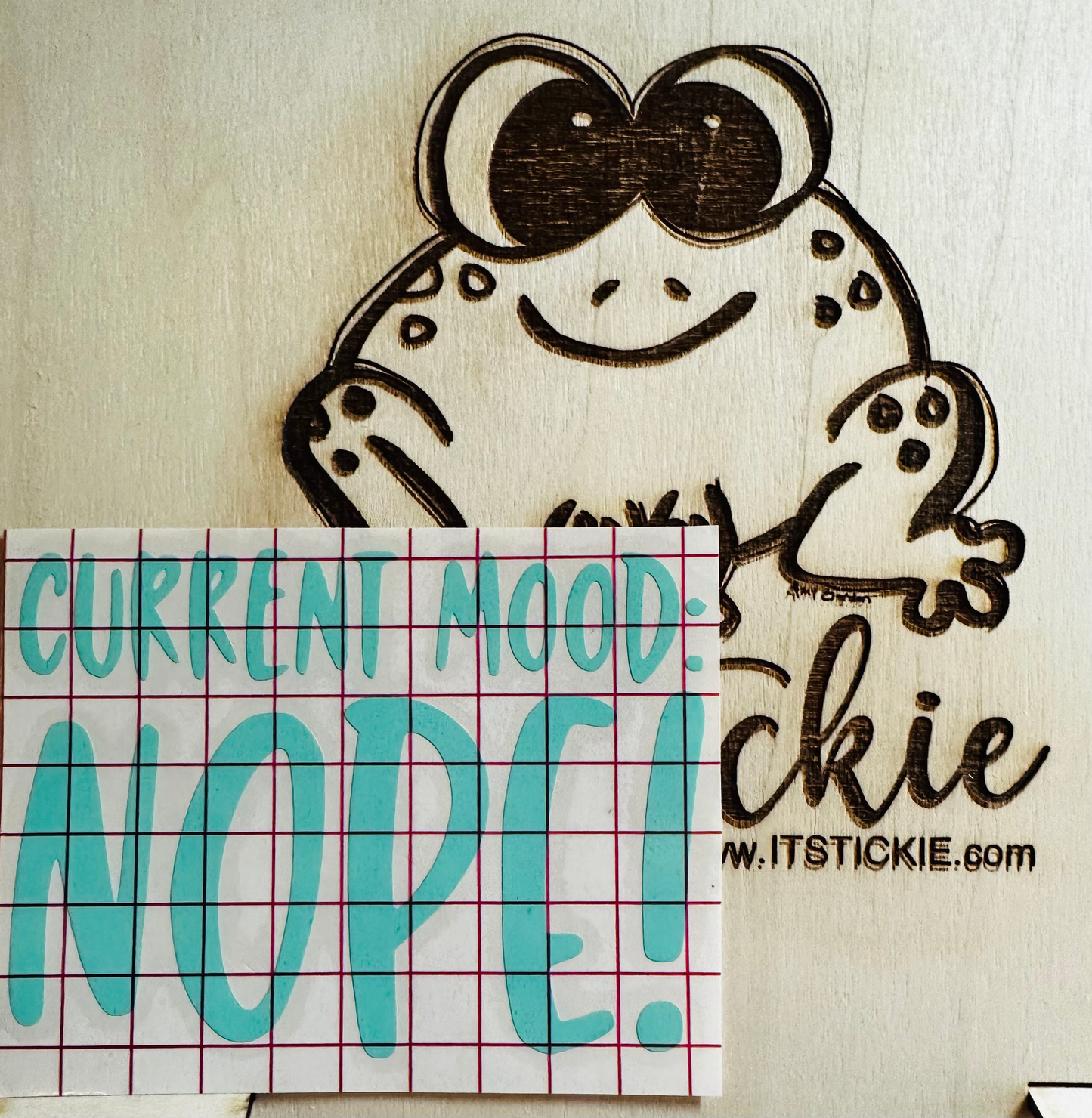 Current Mood Nope Decal image 0