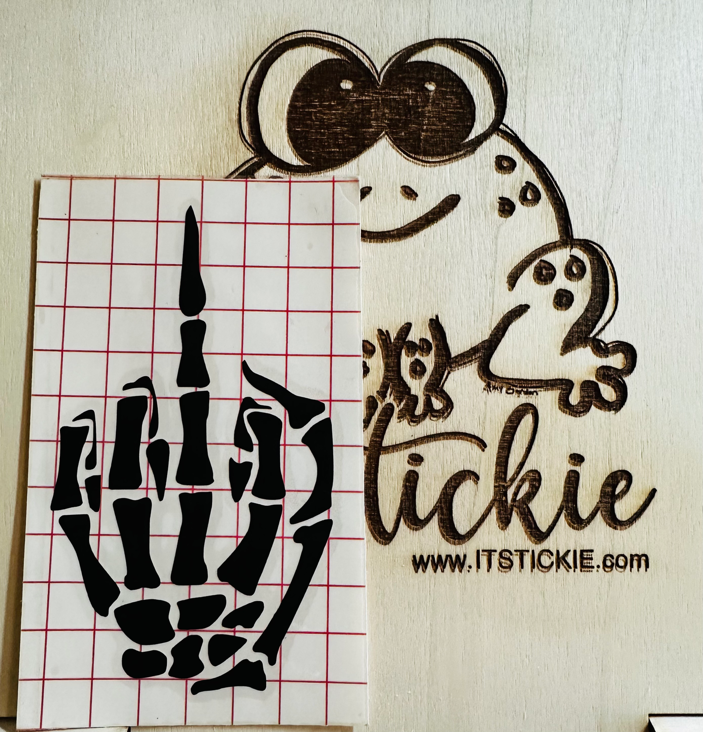 Middle Finger Decal image 0
