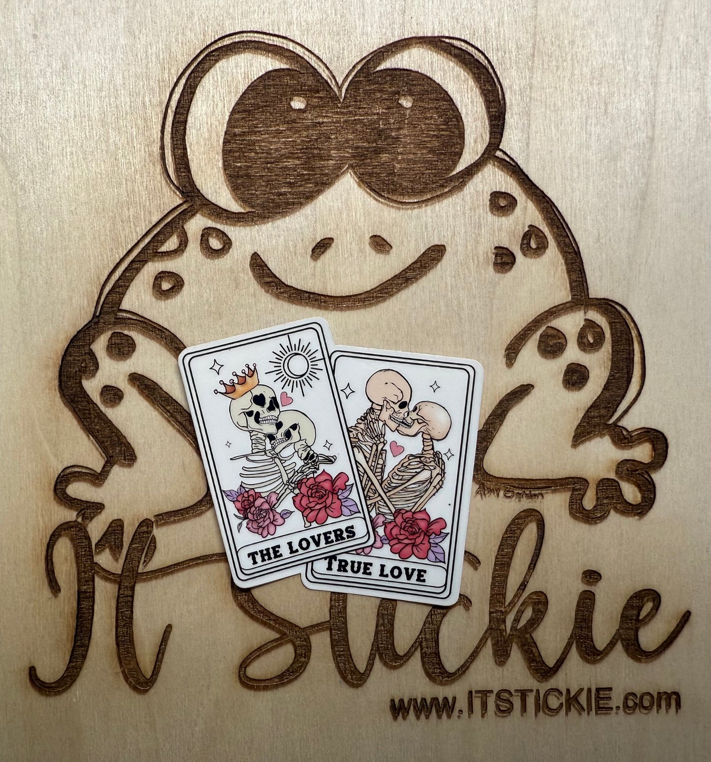 The Lover & True Love Skeleton Sticker image 0