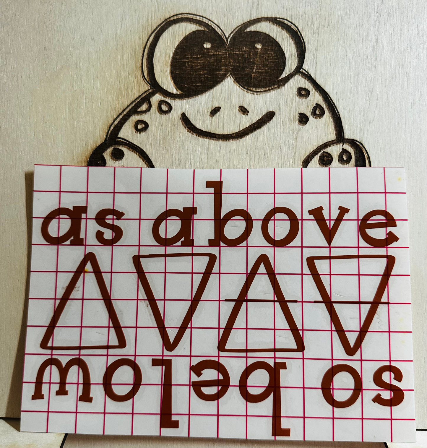 As above so below Decal image 0