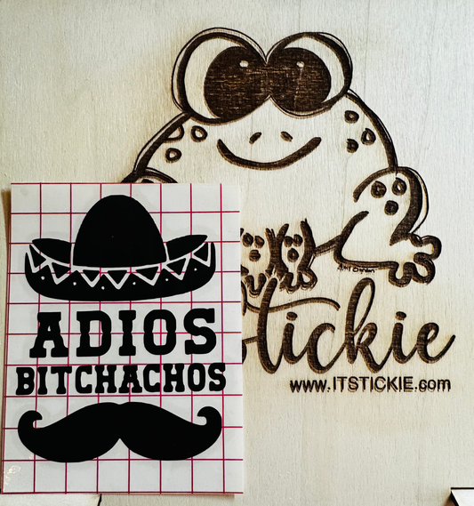Adios Bitchachos Decal image 0