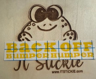 Back off Bumper Humpber Decal image 0