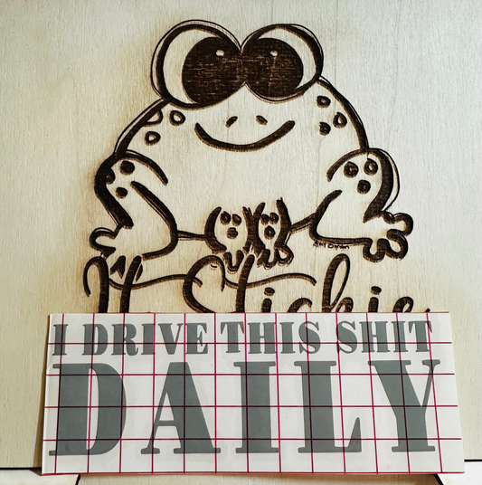 Drive this shit Daily Decal image 0
