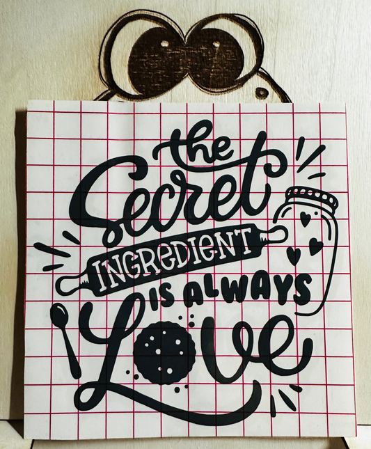 Secret Ingredient Decal image 0