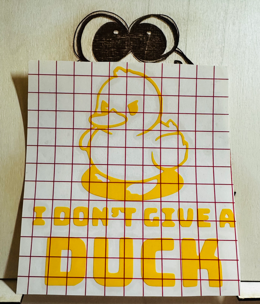 I don't give a duck Decal image 0