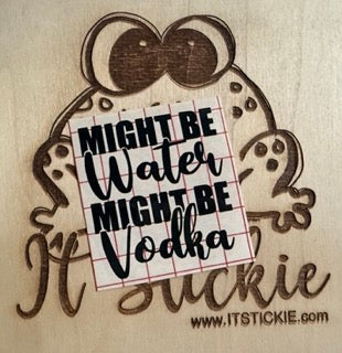Might be watch, might be vodka Decal image 0