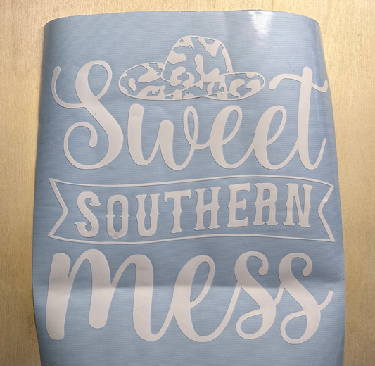 Sweet Southern Mess Decal image 0
