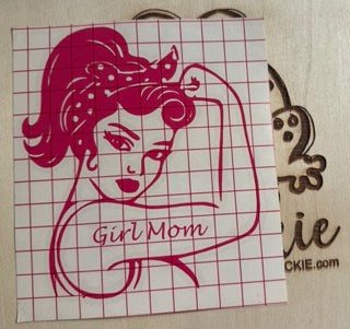 Girl Mom Decal image 0
