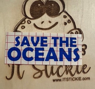 Save the Oceans Decal image 0