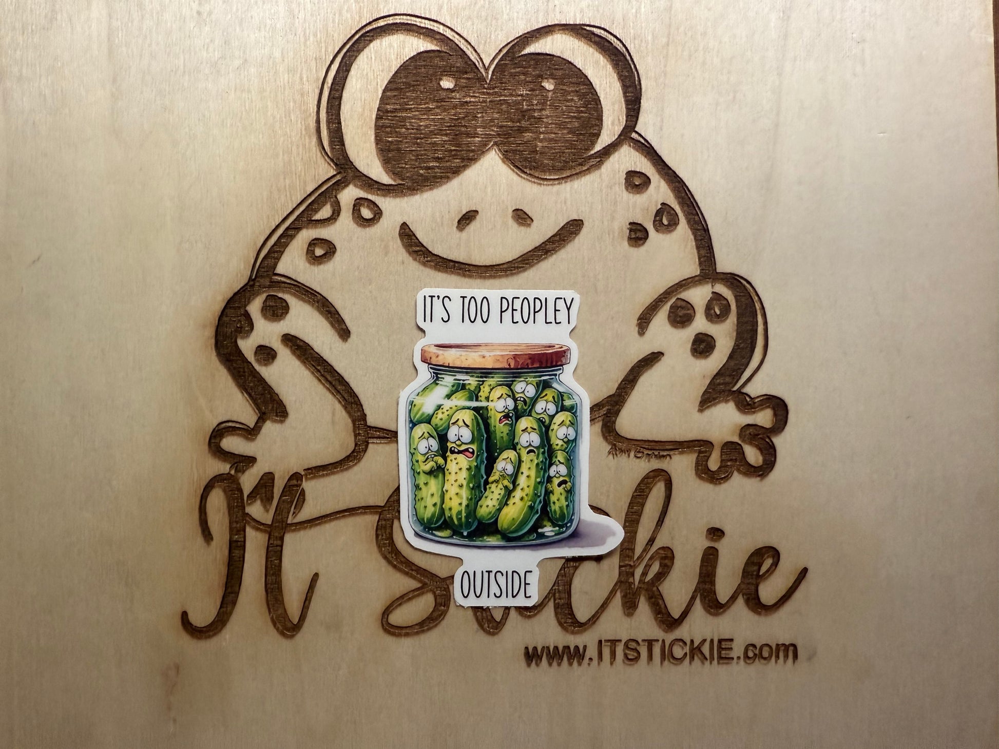 Funny Pickle Stickers image 1
