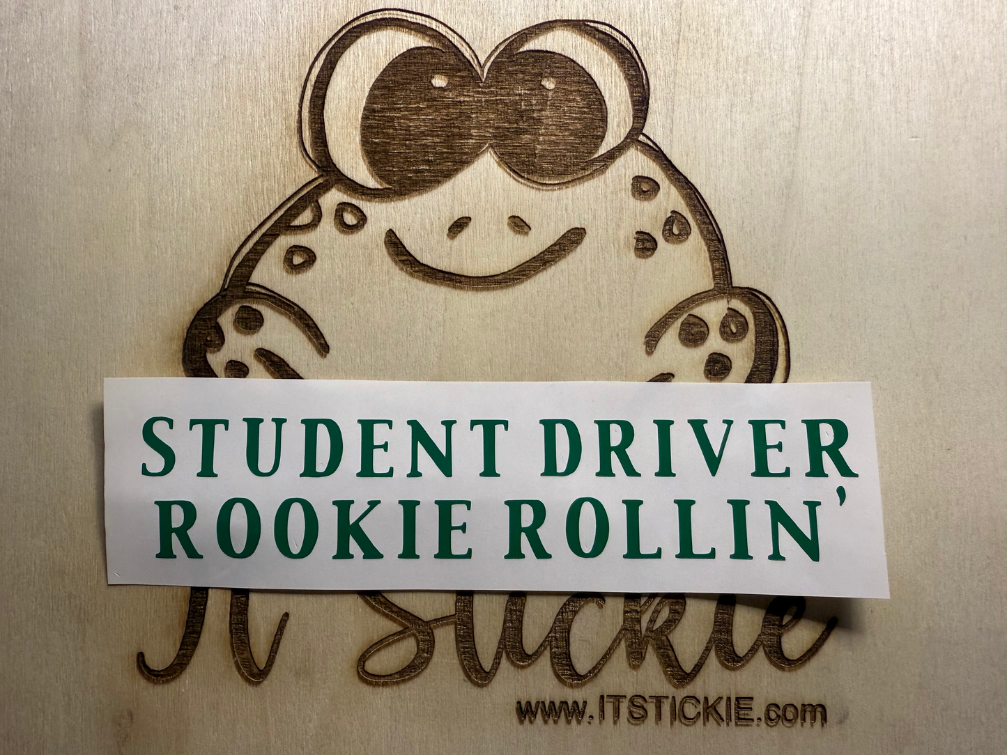 Student Driver Rookie Rollin' decal image 0