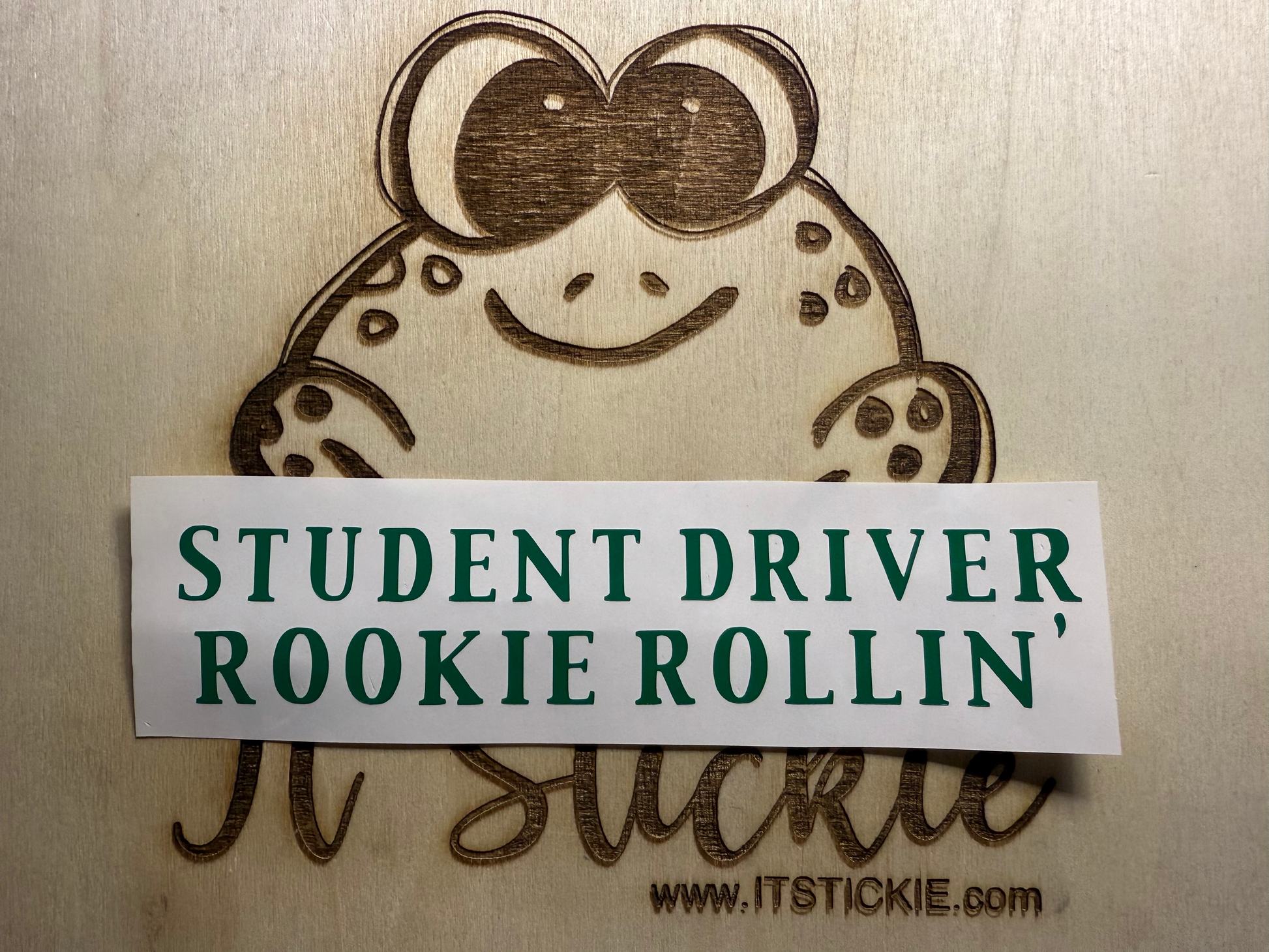 Student Driver Rookie Rollin' decal image 0