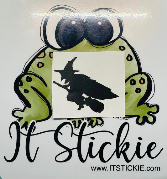 Witch Decal, Easter Egg Decal, Vinyl Decal Sticker, Car Accessorie image 0