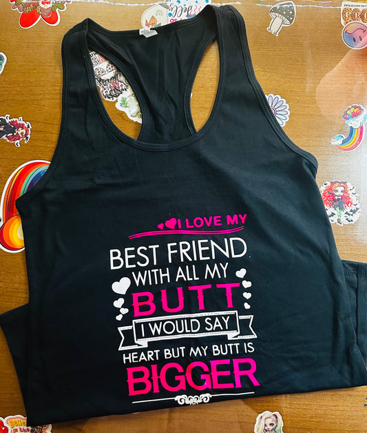 Best Friend Racerback Tank image 0