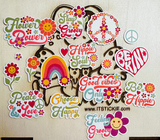 Hippie Sticker Pack image 0