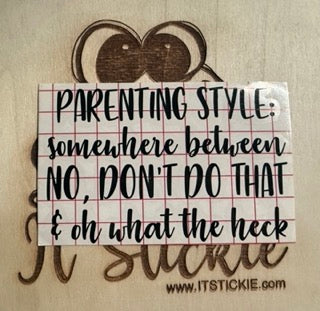 Parenting Style Decal image 0