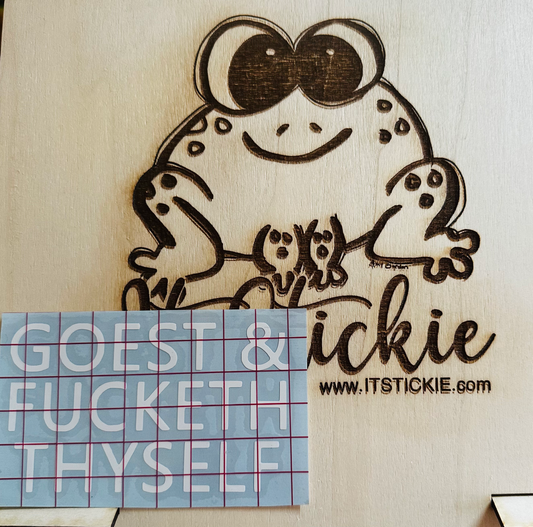 Goest & Fucketh Thyself Decal image 0