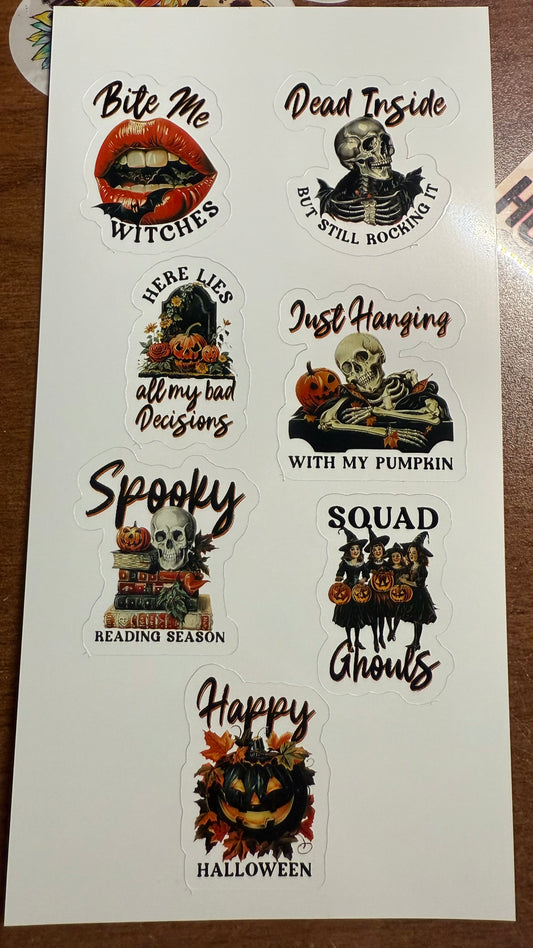 Vintage Halloween Stickers