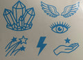 Magical Symbols Mini Decal Set | 6-Piece Fantasy Collection