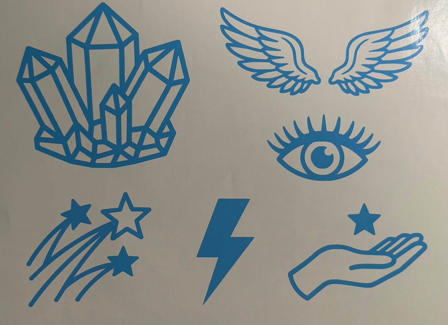 Magical Symbols Mini Decal Set | 6-Piece Fantasy Collection