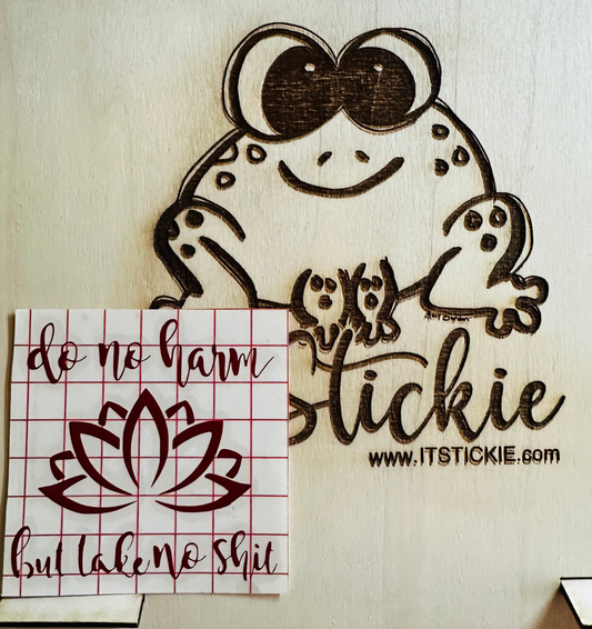 Do no harm, take no shit Decal image 0