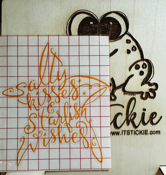 Salty Kisses & Starfish Wishes Decal image 0