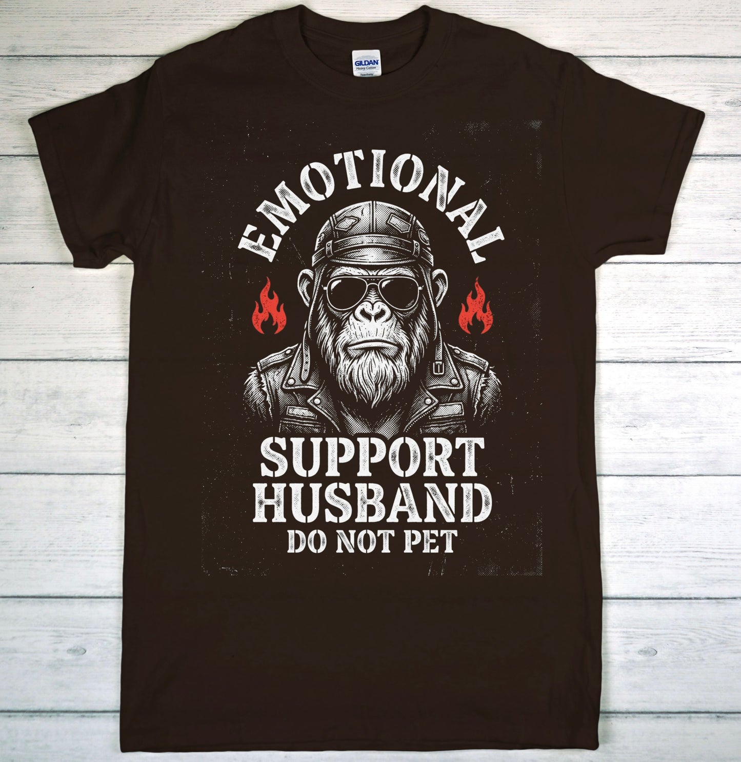 Emotional Support Husband Limited Tee Drop