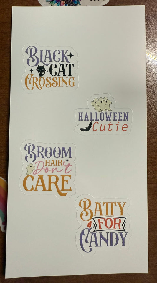 Halloween Quotes Stickers