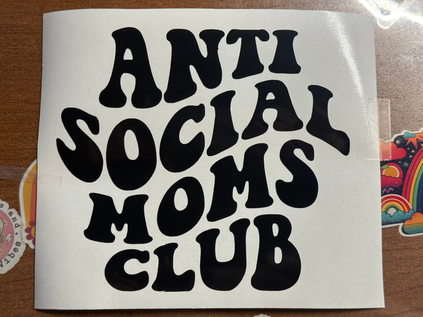 Anti-Social Moms Club Decal