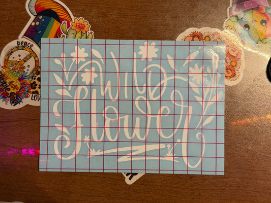 Wild Flower Decal