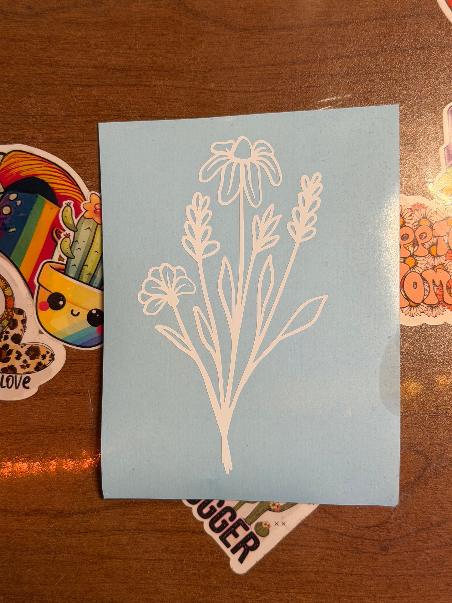 Flower Bouquet Decal