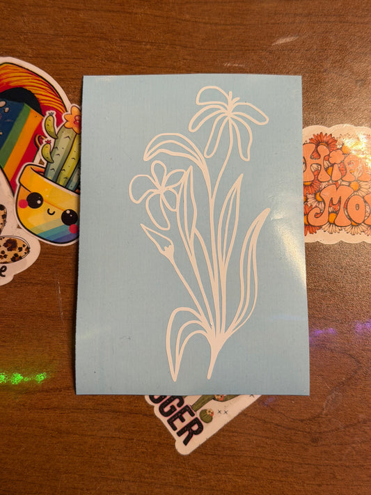 Lily Bouquet Decal