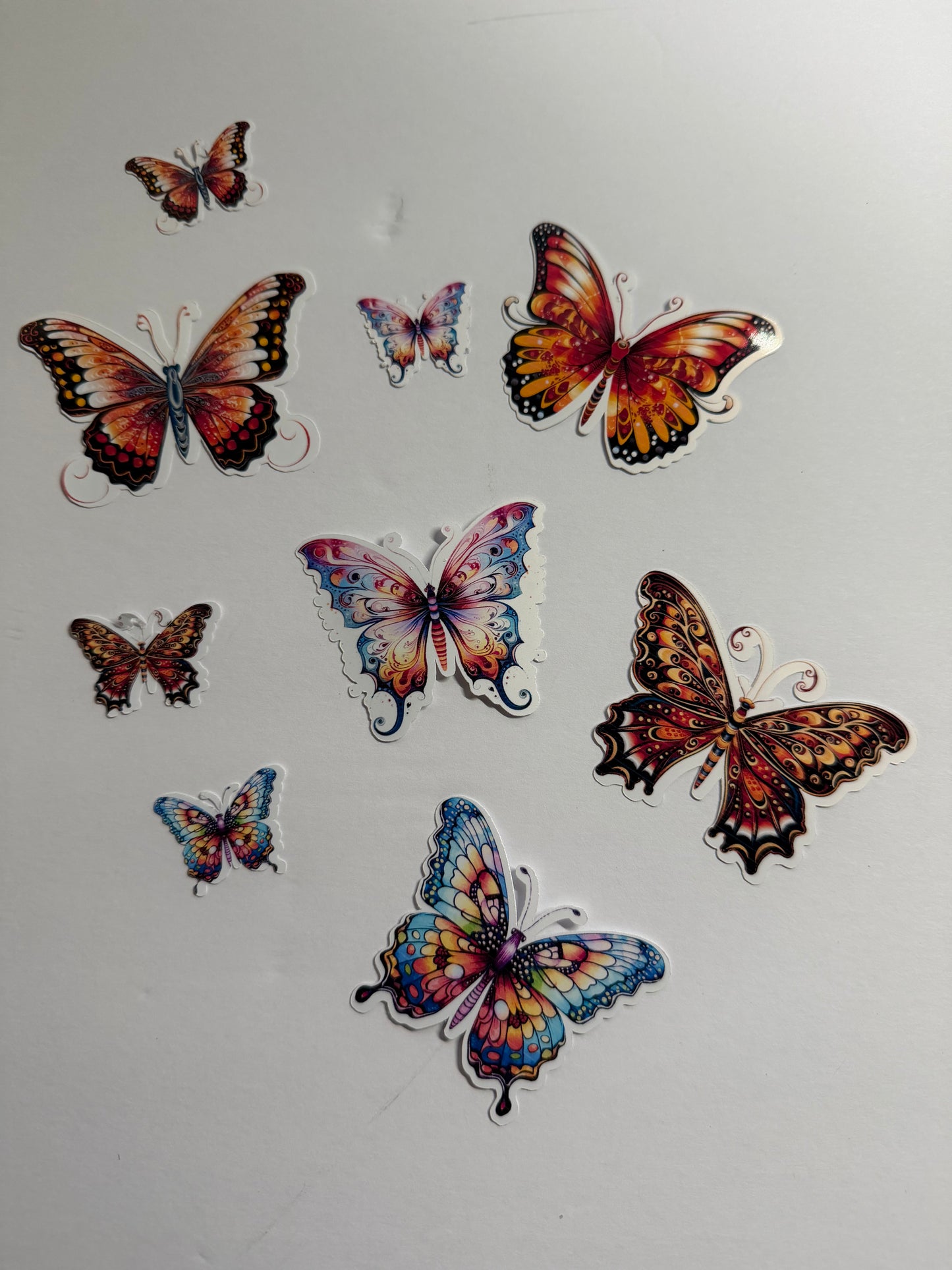Butterfly Sticker Pack | 72-Piece Mixed Size Collection
