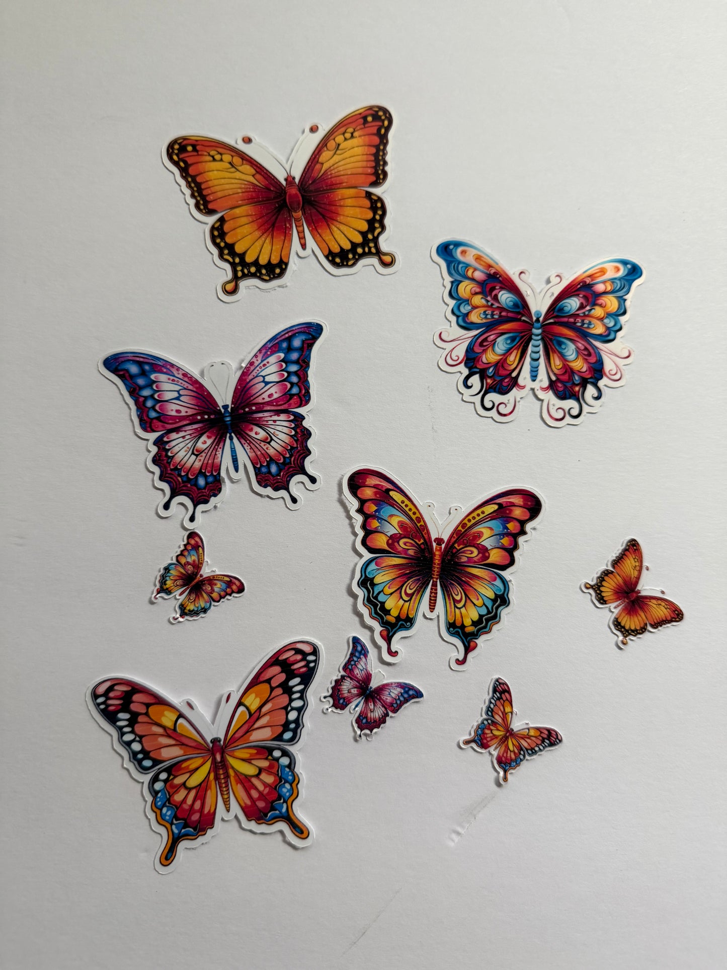 Butterfly Sticker Pack | 72-Piece Mixed Size Collection
