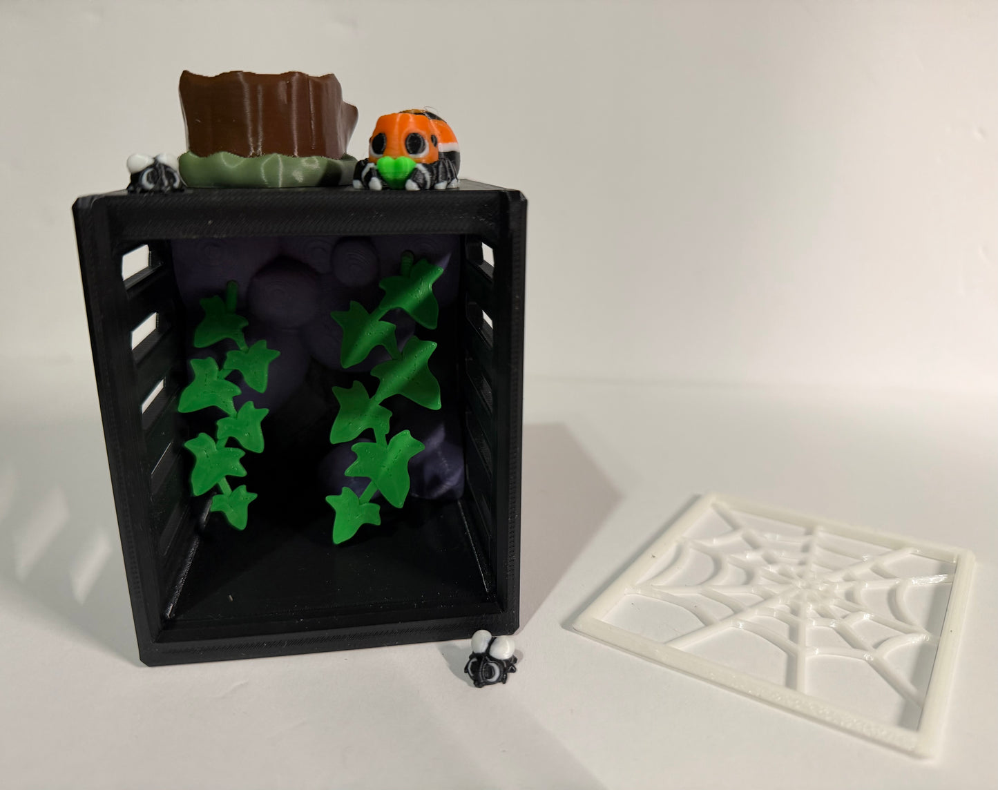 Mini Spider Magnet & Web Enclosure Set 🕸️