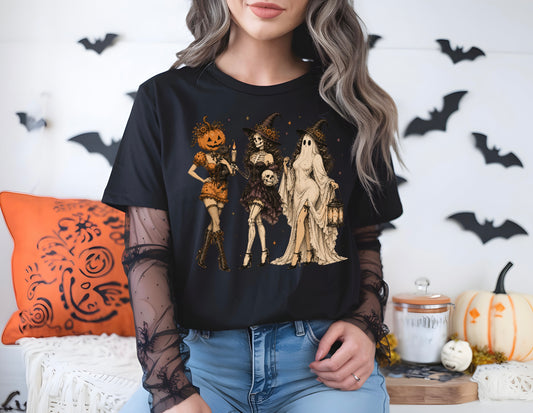 Halloween Witchy Trio Tee