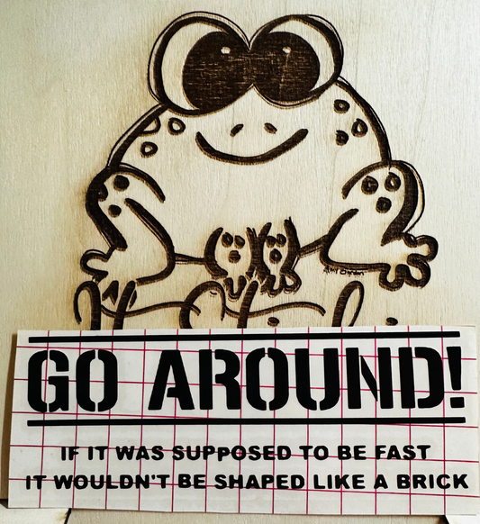 Go Around Decal image 0