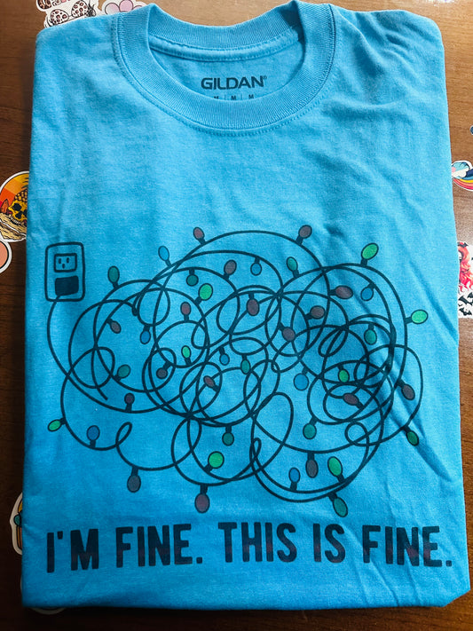 It's Fine, This is Fine Shirt image 0
