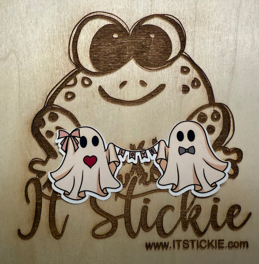 Love Ghosts Sticker image 0