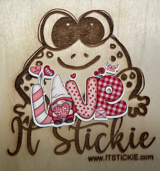 Gnome Love Sticker image 0
