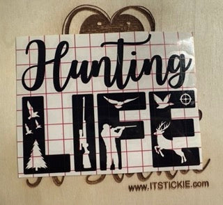 Hunting Life Decal image 0